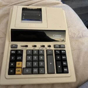 Canon MP-21D Calculator Working Vintage W/Paper Needs Cord